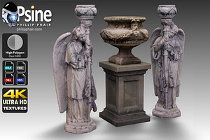 Statues & Urn