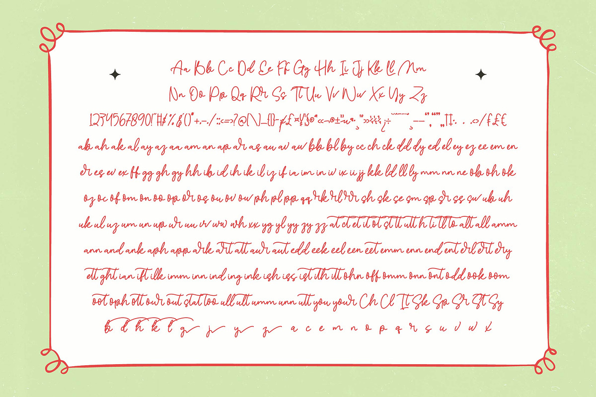 Carita Secret Aesthetic Handwritten, a Script Font by Letterena Studios Script (Photo 8 of 10)