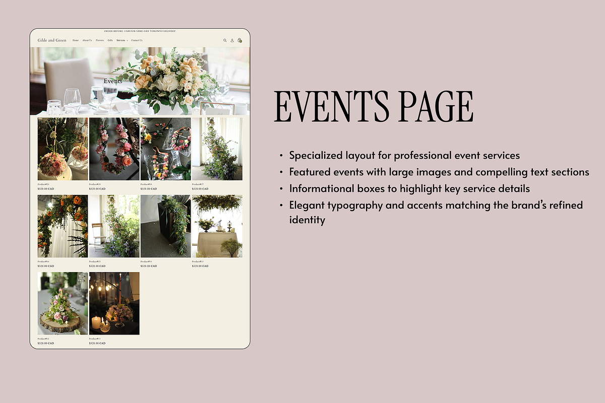 Premium Website Service for Business, a Shopify Template by Menekshev (Photo 6 of 9)