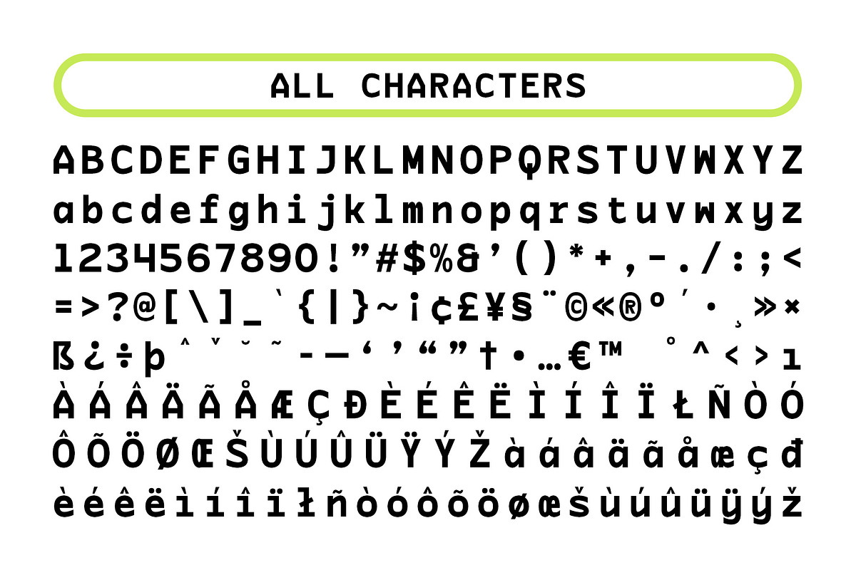 CS Gayle Mono – Sans Serif Typeface, a Sans Serif Font by Craft Supply Co. (Photo 8 of 8)