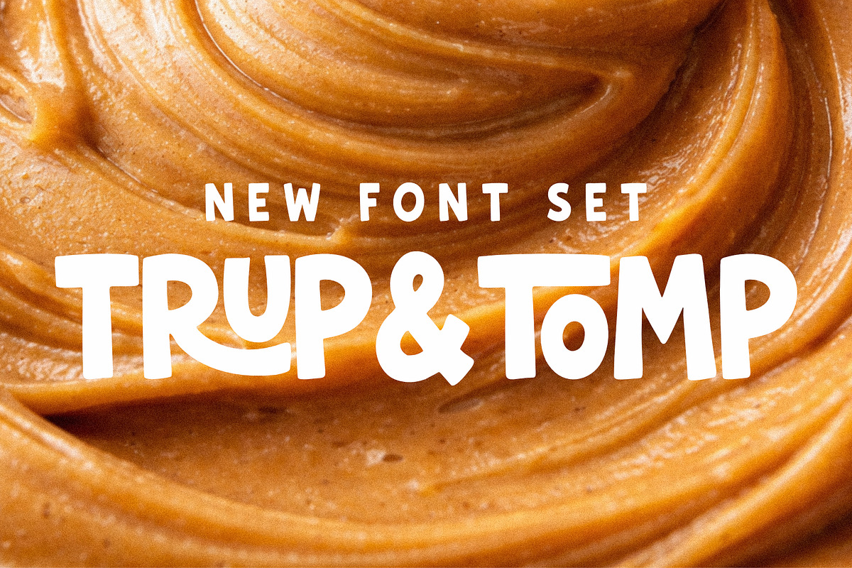 Trup & Tomp - Playful Font Set, a Sans Serif Font by Angga Mahardika (Photo 1 of 11)