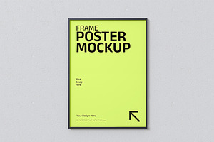 Minimal Poster Frame Mockup, a Product Mockup by graphypix