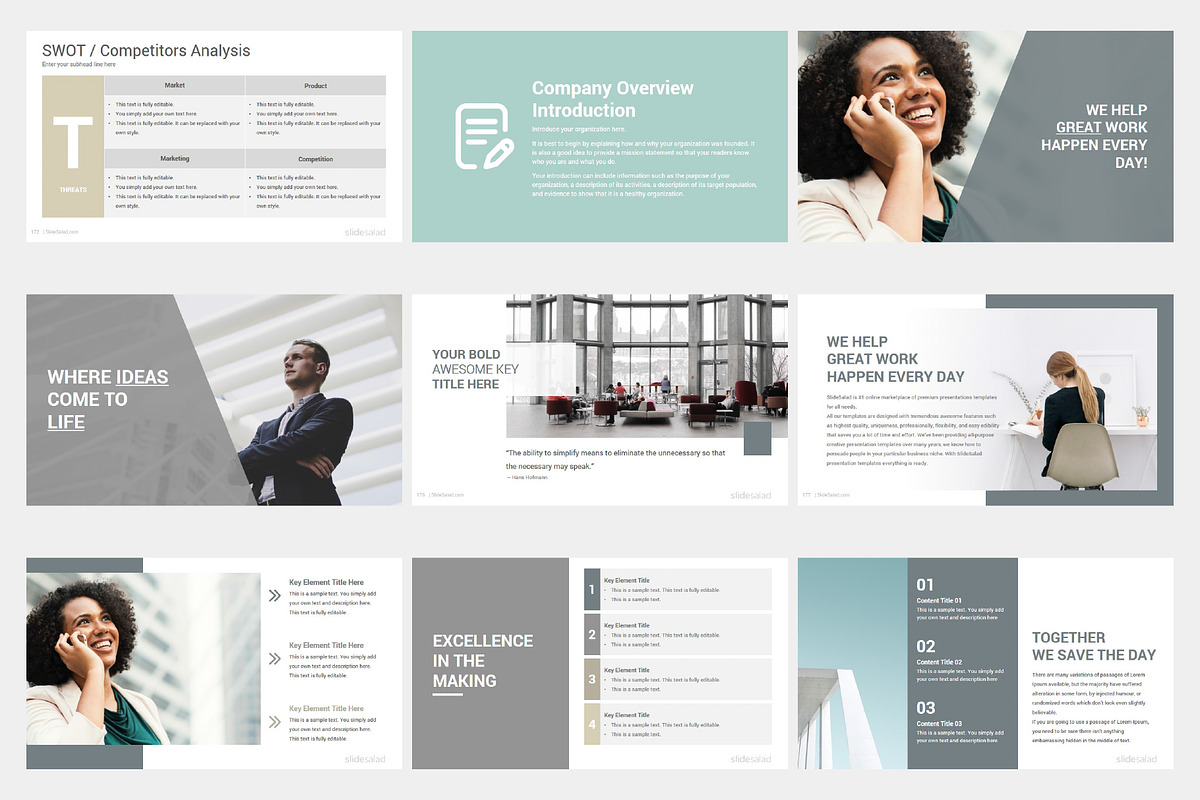 Project Proposal PowerPoint Template, a Presentation Template by SlideSalad (Photo 25 of 34)