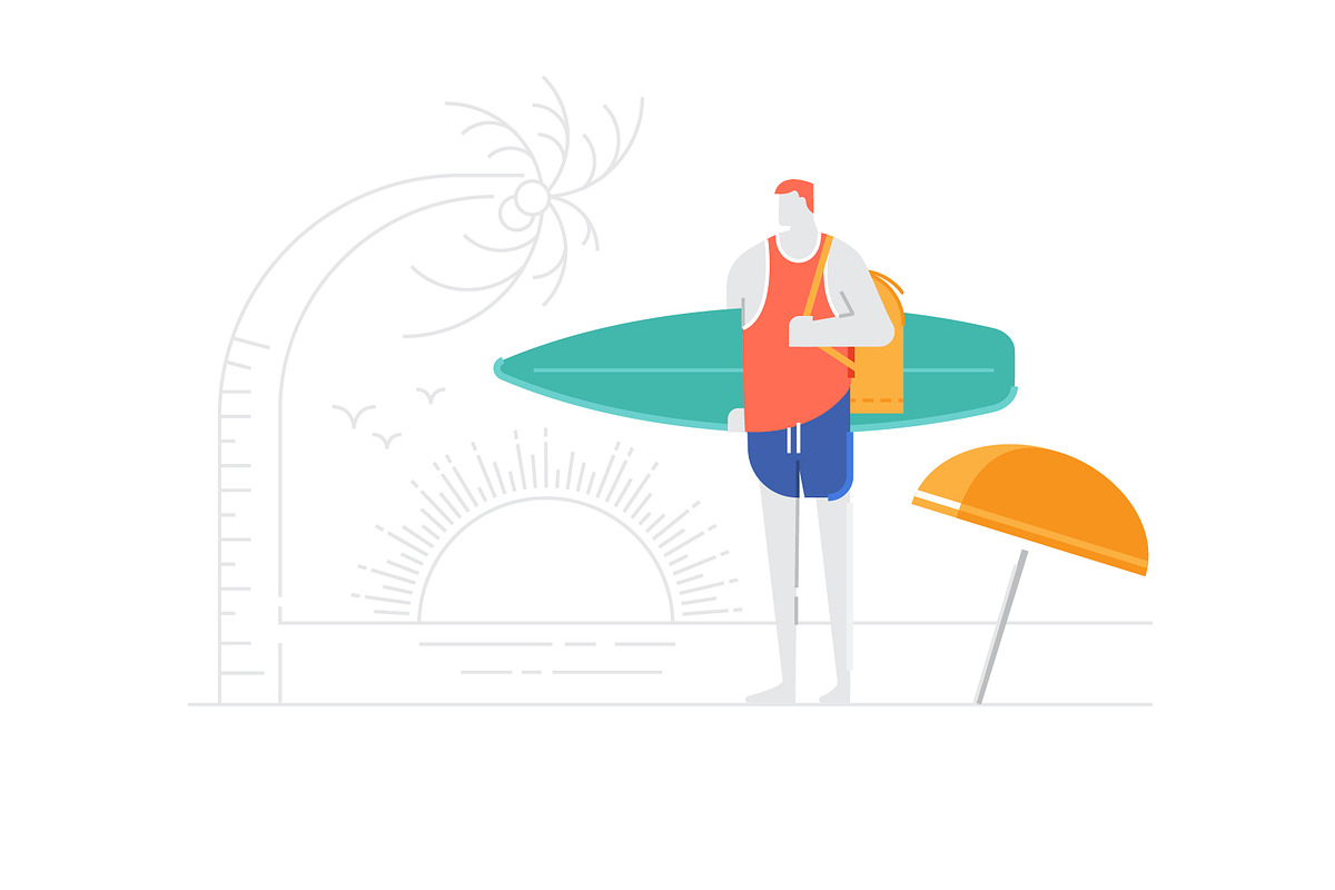 Travel Illustration Pack, a Graphic by Wilsonkjc (Photo 4 of 5)
