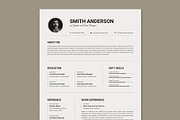 Resume / CV Template, a Resume Template by PixelStudio (Thumbnail 4 of 4)