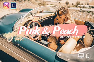 Pink&Peach Lightroom Presets XMP/DNG