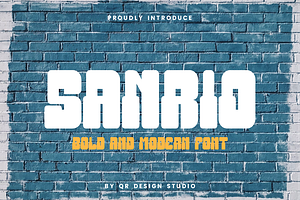 Sanrio - Thick & Groovy Font