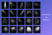 Procreate  Light stamp brushes, a Brush Add-On by Julia Right Studio (Thumbnail 3 of 6)