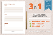 Weekly Planner Template, Canva, a Templates & Theme by Jaboor Magics (Thumbnail 1 of 5)