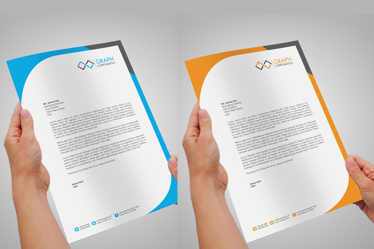 Letterhead, a Stationery Template by asimalikhan555 (Photo 2 of 4)