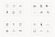 Monogram Logo Kit Bundle, a Branding & Logo Template by Studio Kumo (Thumbnail 10 of 14)