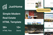 JustHome — Real Estate HTML Template, a HTML Template by CreativeLayerss (Thumbnail 1 of 3)