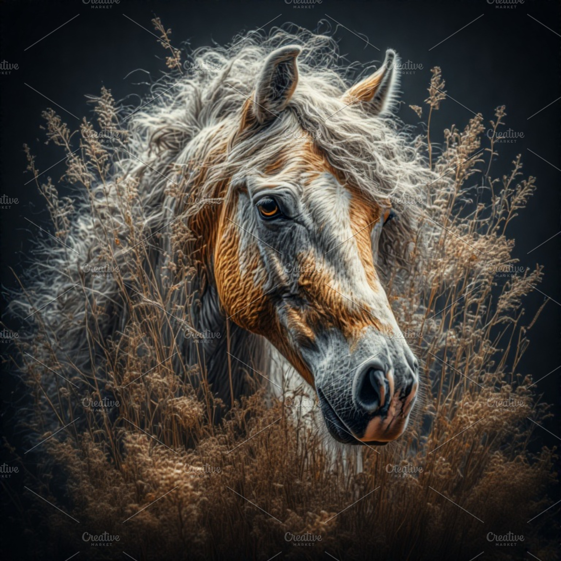 Horse still life stock image, an Animal Photo by ComfortQ