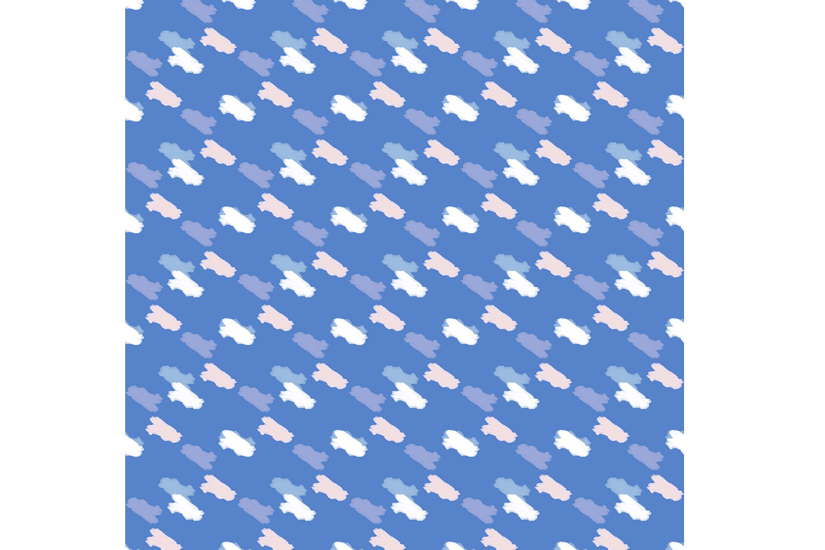 Blue Modern Print Seamless Repeat, a Pattern Graphic by Sharon Schwalbe (Photo 4 of 6)