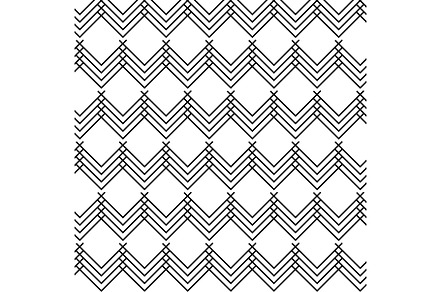 Geometric zig zag pattern