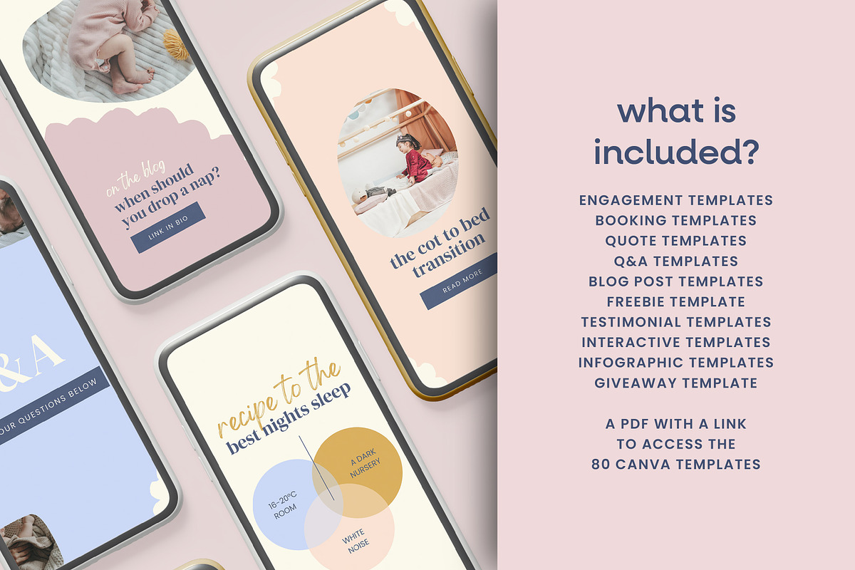 Sleep Coach Instagram Templates, a Social Media Template by Templatez.Co (Photo 8 of 8)