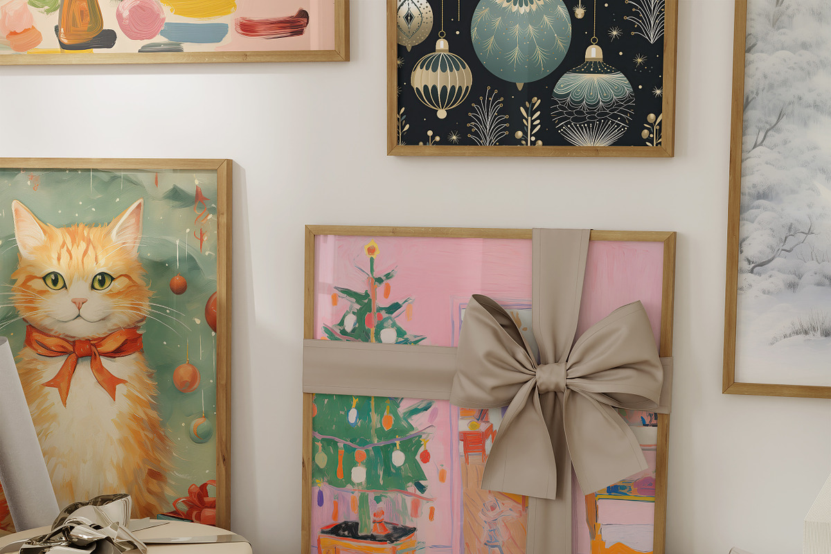 -30% CHRISTMAS CARDS / PRINTS, a Background Graphic by Lana Elanor (Photo 4 of 9)