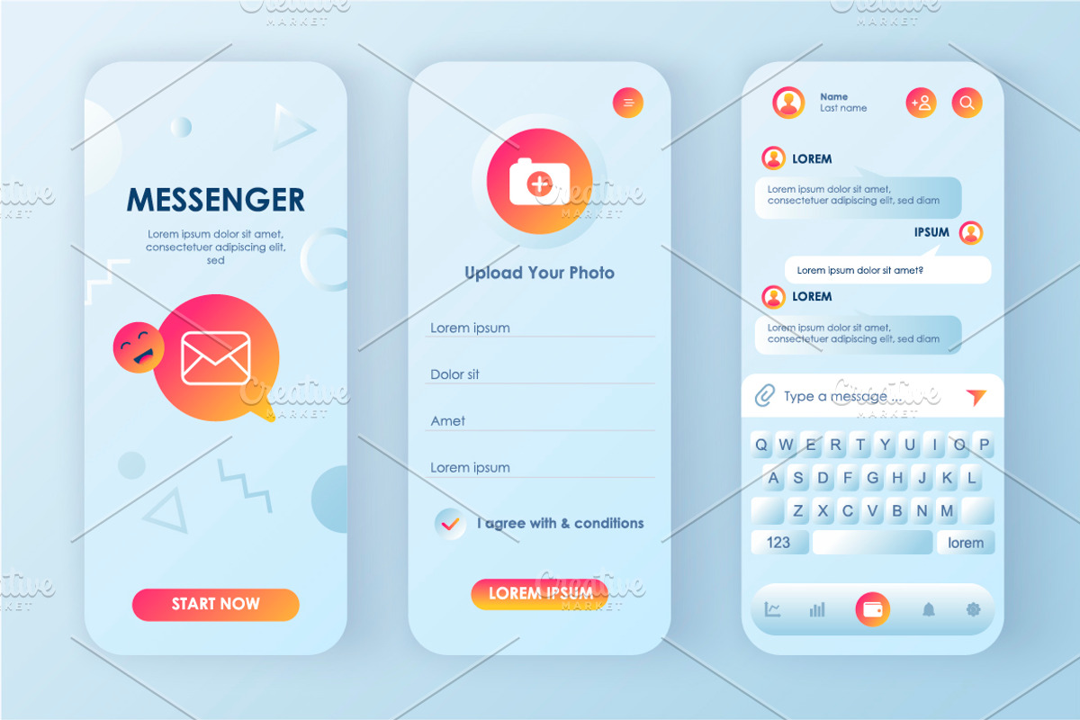 Unique Mobile App UI Kit, an App Template by alexdndz (Photo 32 of 36)