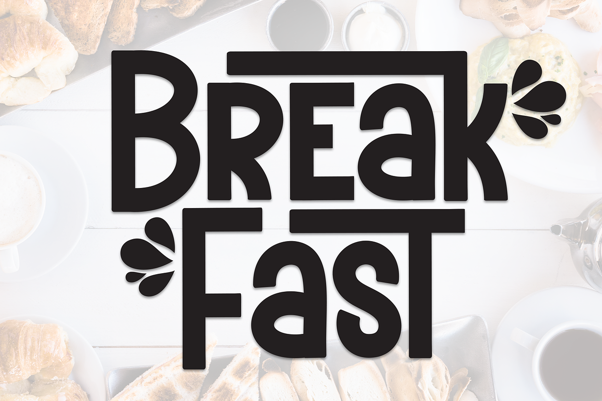 Break Fast | Script Font, a Script Font by Scratchones (Photo 1 of 9)