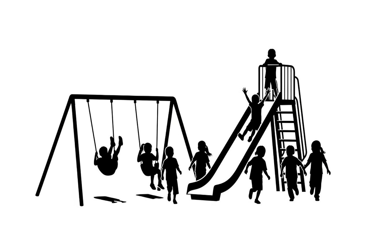 50 Kids Playground Silhouette Bundle, an Illustration by Gfx_Store (Photo 50 of 51)