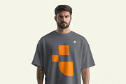 Handsome Men T-shirt Mockup, a Shirt Mockup by INTENTFX (Thumbnail 10 of 12)