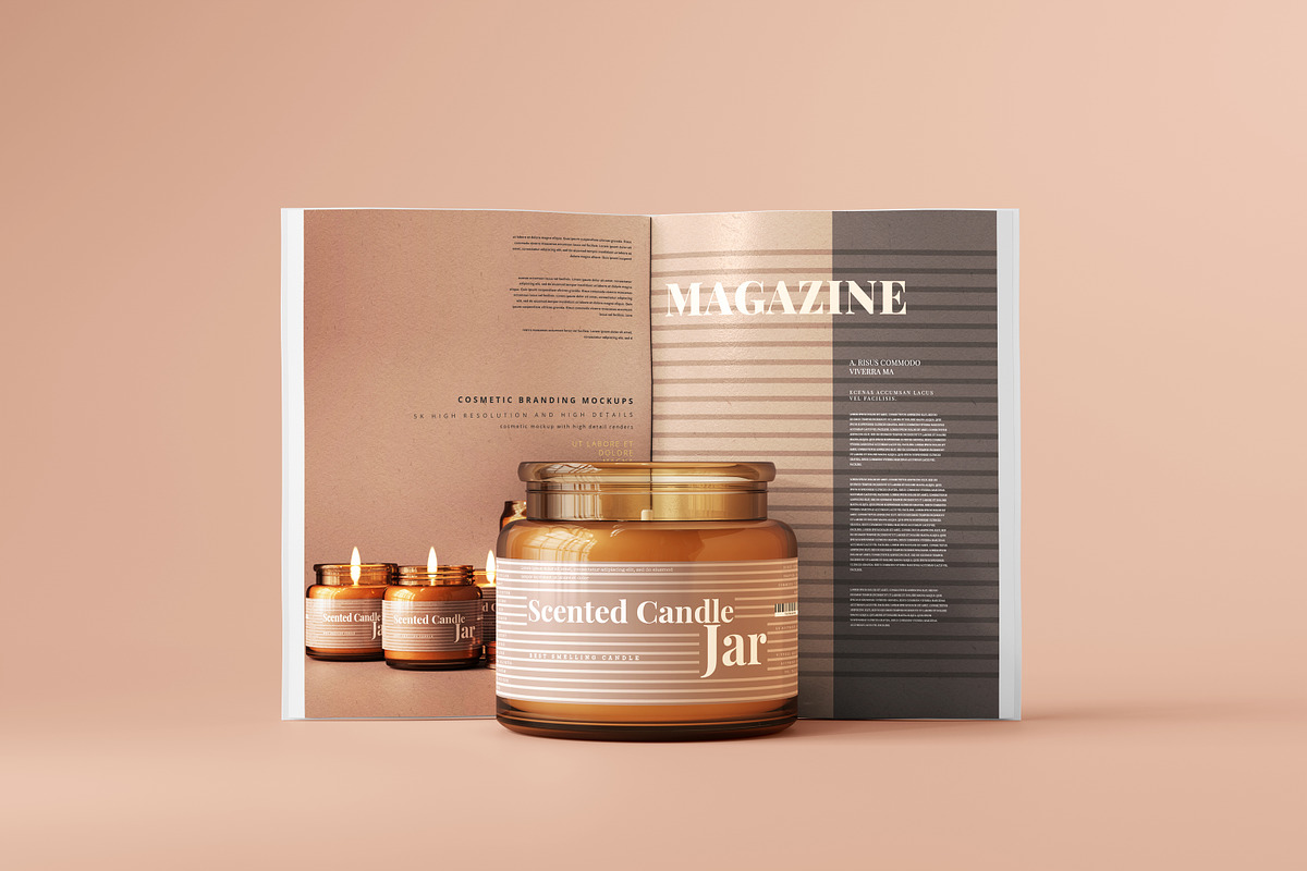 Amber Glass Candle Mockup Bundle, a Packaging Mockup by pmvch (Photo 105 of 135)