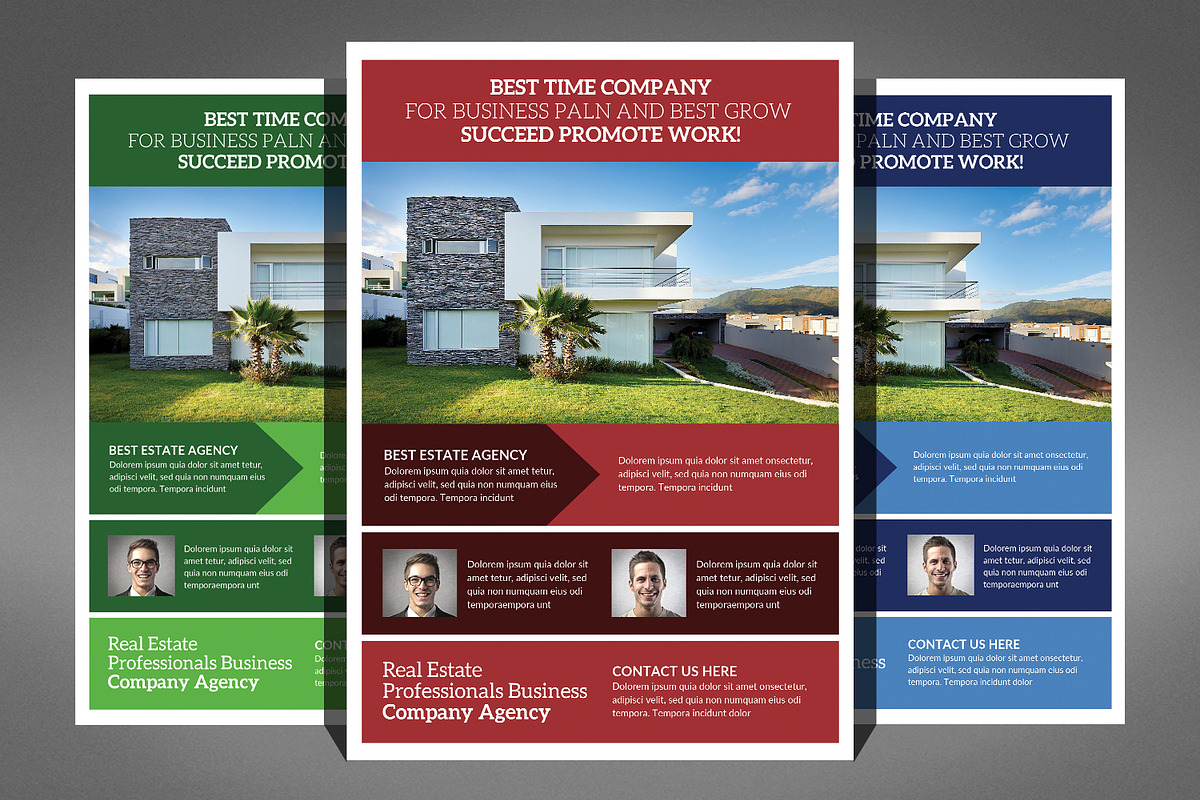 Big Corporate Business Flyer Bundle, a Flyer Template by Graphic Templates (Photo 4 of 6)