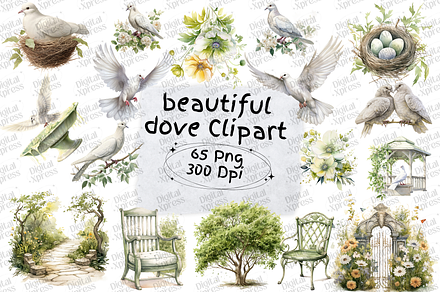 Beautiful Dove Clipart