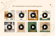 40 Animated Social Media Posts, a Templates & Theme by TemplateCastleStore (Thumbnail 4 of 10)