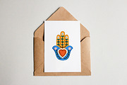 Vintage sacred Mexican hearts set, a Decorative Illustration by Good Studio (Thumbnail 10 of 10)