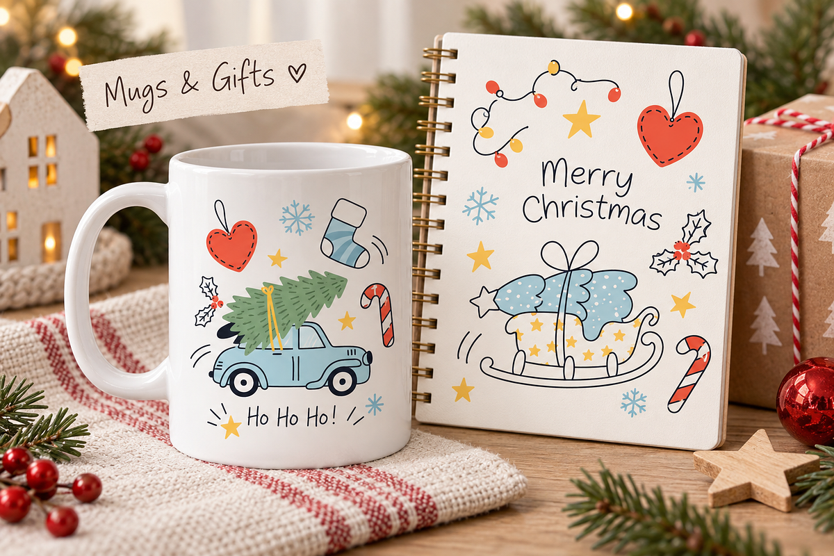 Whimsical Xmas Illustrations, a Seasonal Illustration by Anna Studio (Photo 8 of 12)
