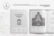 Significant Magazine, a Magazine Template by Form Fabrique (Thumbnail 2 of 14)