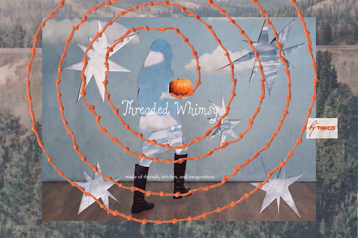 Threaded Whimsy: Collage Kit, an Object Graphic by TiriCo (Photo 9 of 13)
