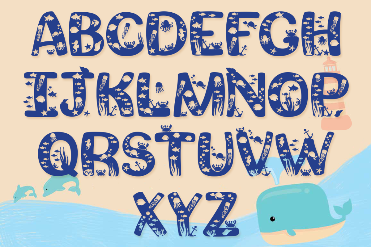 Squishy - A Fun Beach Font preview 2
