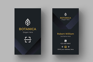 Botanical Business Card, a Card Template by ContestDesign