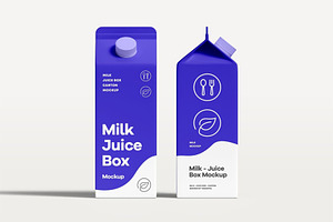 Milk Box Mock-up