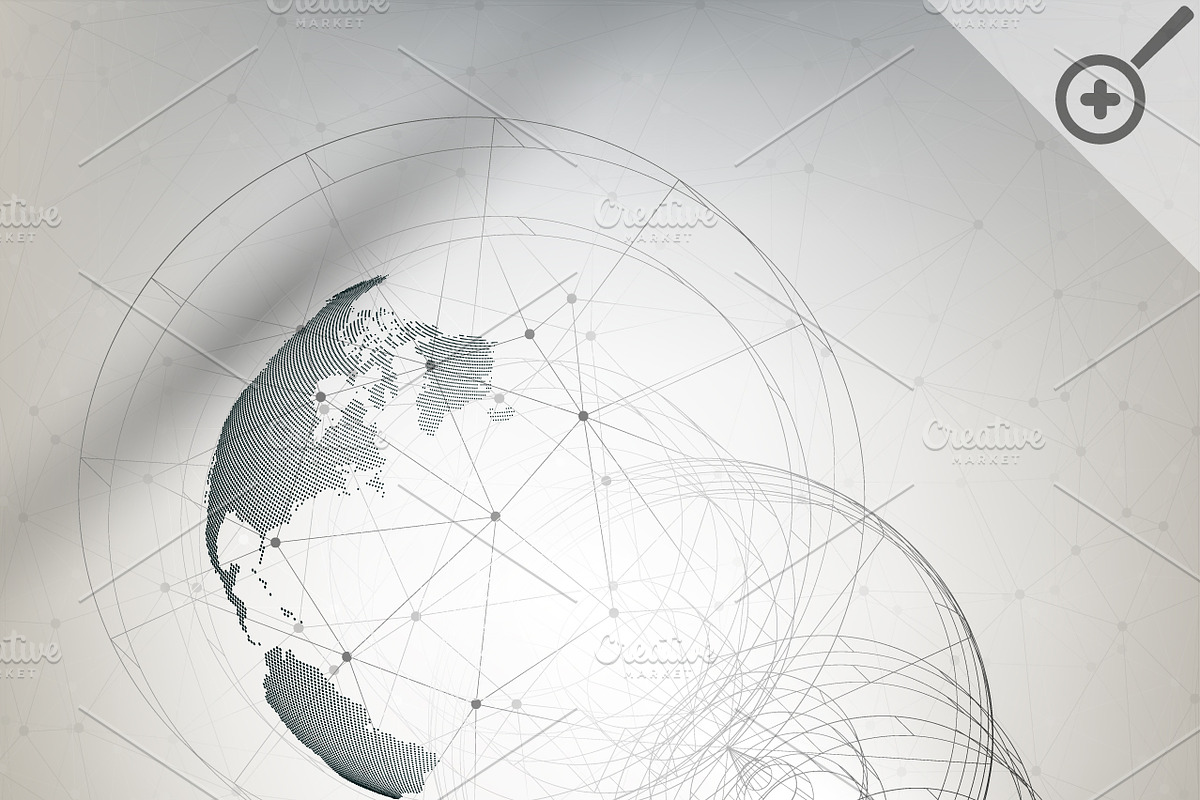 Bundle of 15Abstract 3D world globes, a Technology Illustration by VectorShop (Photo 5 of 15)