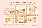 Retro Thank You Cards Templates, a Card Template by Hell Yeah Designs (Thumbnail 7 of 7)