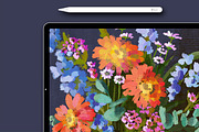 Oil On Canvas for Procreate, a Brush Add-On by UPROOT (Thumbnail 8 of 9)