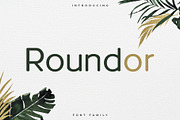 Roundor Font Family - Sans Serif, a Sans Serif Font by RC graphics (Thumbnail 1 of 9)