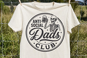 Anti Social Dads Club SVG, a Seasonal Illustration by Rose Art (Thumbnail 1 of 8)