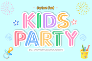 Very Cute - Display Font, a Sans Serif Font by KiddoGlyphs Studio (Thumbnail 3 of 5)