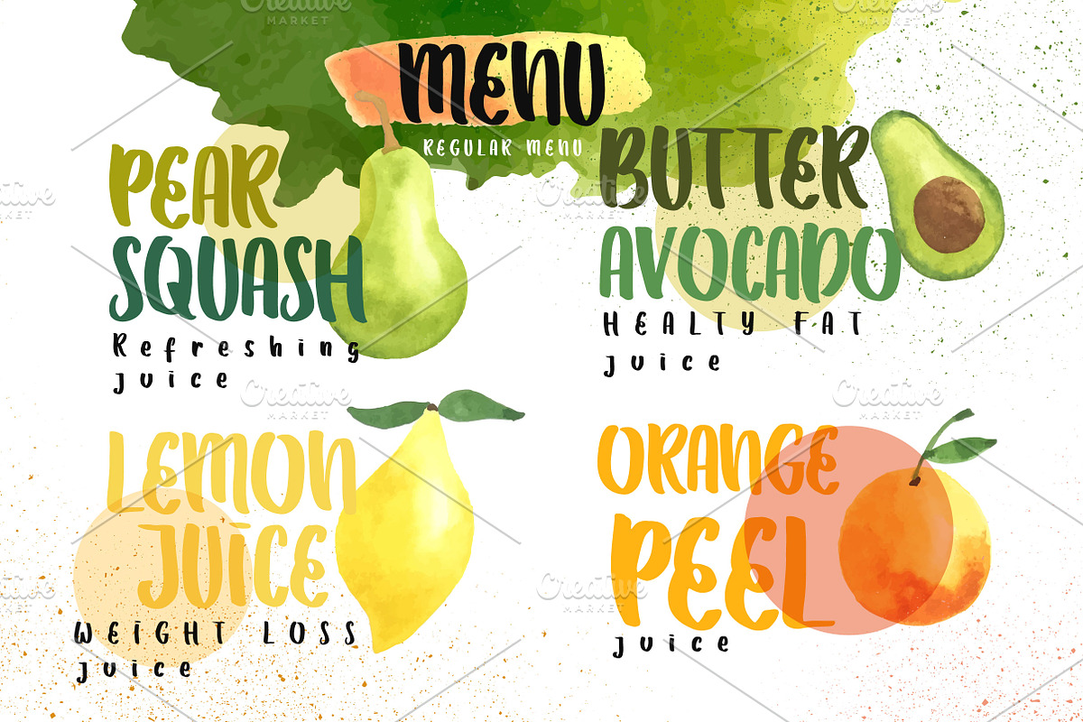 Orange Juice Font preview 2