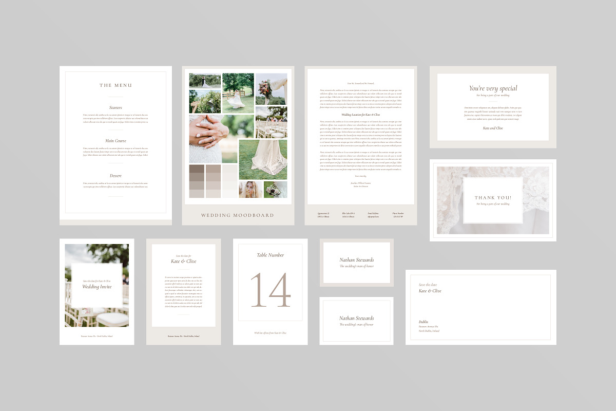 Wedding Theme Stationery Set, an Invitation Template by Ruben Stom (Photo 7 of 7)