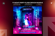 11 Night Party Flyer Design Bundle, a Graphic by Shajib Shikder (Thumbnail 7 of 7)