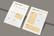 Weekly Planner Template, a Stationery Template by MightyDesign (Thumbnail 2 of 6)