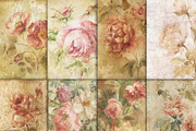 Vintage victorian floral antique set, a Texture Graphic by DidiArtWorld (Thumbnail 1 of 5)