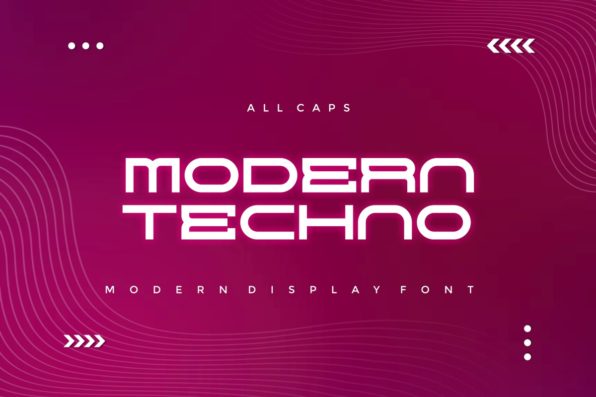 Wifger Modern Techno Font, a Sans Serif Font by alanwarstd (Photo 3 of 5)