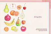 Veggies and Fruits clipart set, an Object Graphic by LiiaLonn Studio (Thumbnail 3 of 5)