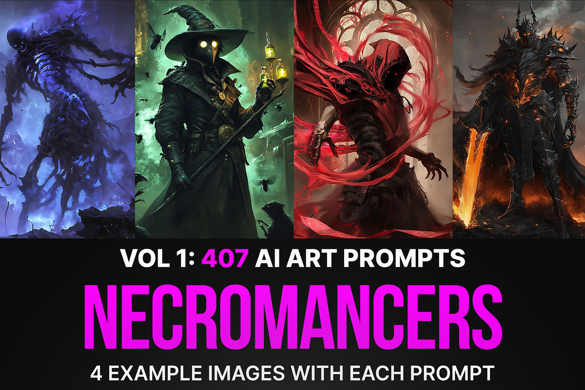 407 Prompts For Necromancers, an Illustration by Sevenstyles (Photo 1 of 12)